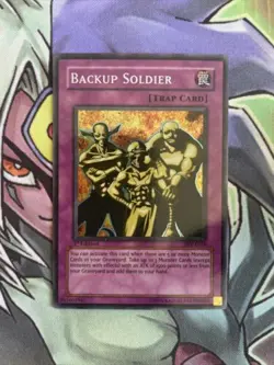 PSV-E028 Backup Soldier Super Rare 1st Edition NM Yugioh Card - Image 1