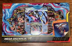 Pokemon TCG Mega Greninja ex Premium Collection New Factory Sealed Ships Fast - Image 1