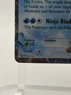 Pokemon Ash-Greninja EX Blackstar Promos Holo Card XY133 NM/LP - Image 5