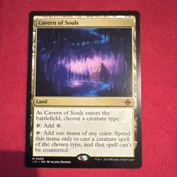 Magic: The Gathering Land Cavern of Souls Mythic Regular Card Mtg - Image 1