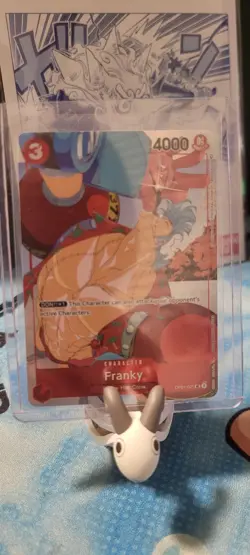 Bandai One Piece Card Game Franky OP01-021 OP-01 SR gift collection - Image 1