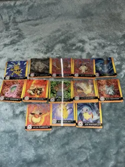 Pokemon Lenticular Cards Artbox 1999 Lot of 13 Fast Shipping - Image 1