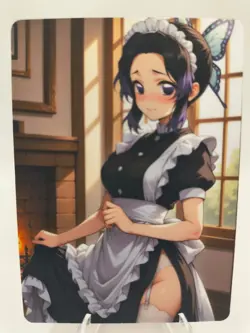 Shinobu DoubleSided Card - Demon Slayer - Spicy Waifu Doujin Lewd Goddess Story - Image 1