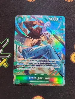 EXACT CARD PICTURED Trafalgar Law AA OP01-047 PRB01 Best One Piece TCG Eng Foil - Image 1