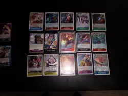 One Piece CCG 80 Card Lot 15 Holo Rare 2 Leader Don Monkey D Luffy SR Foil TCG - Image 3