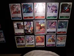 One Piece CCG 80 Card Lot 15 Holo Rare 2 Leader Don Monkey D Luffy SR Foil TCG - Image 5