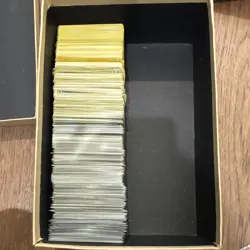 Nintendo Pokemon TCG Mixed Card Lot w/ Storage Box English Standard Size - Image 1