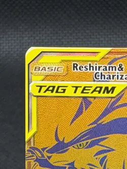 Reshiram & Charizard GX Tag Team: 2021 Pokemon TCG Black Star Promo #SM247 - NM - Image 2