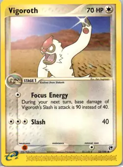 Pokemon TCG Vigoroth 52/100 Sandstorm NM - Image 1
