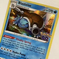 The Pokemon Company Blastoise 017/078 Pokemon GO Holo Rare EN HP 170 90+ - Image 3