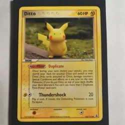 Pokemon Ditto (Pikachu) 63/113 Delta Species - Image 1