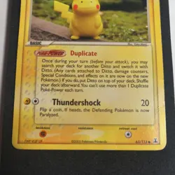 Pokemon Ditto (Pikachu) 63/113 Delta Species - Image 2