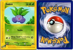 Oddish 122/165 Common Expedition Base Set Pokemon Near Mint - Image 1