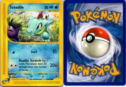 Totodile 134/165 Common Expedition Base Set Pokemon Lightly Played - Image 1
