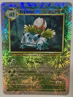 Pokemon Legendary Collection Reverse Holo Ivysaur 47/110 WOTC Excellent Read - Image 1