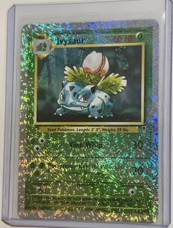 Pokemon Legendary Collection Reverse Holo Ivysaur 47/110 WOTC Excellent Read - Image 4