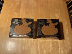 Lot of 2 Pokemon TCG Shining Fates Elite Trainer Box ETB Factory Sealed 820650808173 - Image 1