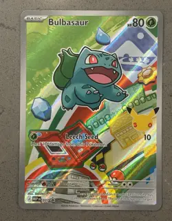 Pokemon TCG Card First Partner Bulbasaur 037 English - Image 1