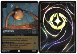 Disney Lorcana TCG Omnidroid V.9 184/204 Foil Wilds Unknown - Image 3