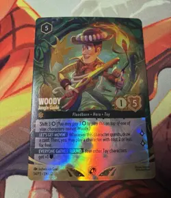 Disney Lorcana TCG Woody - Jungle Guide Store Champs Top 8 Foil Promo - Image 1