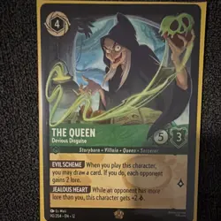 Ravensburger Disney Lorcana The Queen - Devious Disguise 90/204 Regular EN - Image 1