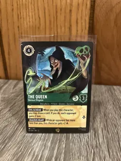Disney Lorcana The Queen Devious Disguise 90/204 Legendary Wilds Unknown - Image 1