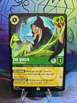 The Queen - Devious Disguise 90/204 Wilds Unknown Regular Disney Lorcana NM - Image 1