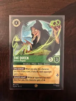The Queen - Devious Disguise 90/204 Wilds Unknown Regular Disney Lorcana NM - Image 1