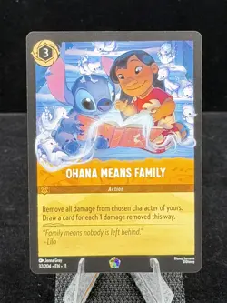 Disney Lorcana-Winterspell-Ohana Means Family-#32-Regular-M/NM - Image 1