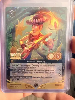 Woody - Jungle Guide 54/P3 Disney Lorcana The First Chapter Amber Foil Rare - Image 1