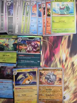 Pokemon 151 Bulk 90 Cards NO DUPLICATES SV: 151 Bulk Perfect For Master Sets NM - Image 5