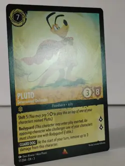 Pluto - Determined Defender - Rare - Into the Inklands #17 - LORCANA -U Pick - Image 3