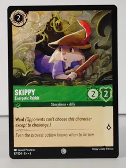 Skippy - Energetic Rabbit - LORCANA Into the Inklands - #87 - NM - singles - Image 1
