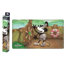 Disney Lorcana Mickey Mouse Steam Boat Willie Playmat BRAND NEW SEALED - Image 1