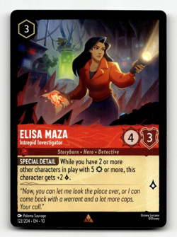Disney Lorcana Elisa Maza - Intrepid Investigator - Whispers in the Well - Image 1