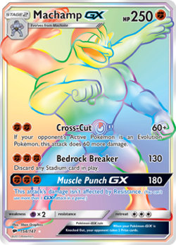 Machamp GX (Secret) - Burning Shadows - Near Mint - Pokemon TCG - Image 1