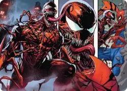 Carnage, Crimson Chaos Card, Magic the Gathering Spider-Man, 47 - Image 1