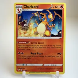 Charizard 025/185 Rare Vivid Voltage Pokemon NM - Image 1