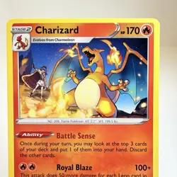 Charizard 025/185 Rare Vivid Voltage Pokemon NM - Image 2