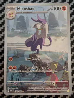Mienshao 134/086 Pokemon SV: White Flare Illustration Rare - Image 1