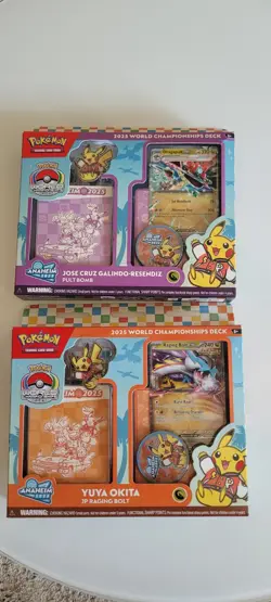 NEW Release Lot Of 2 Pokemon 2025 World Championship 2 Deck Set Factory Sealed - Image 1