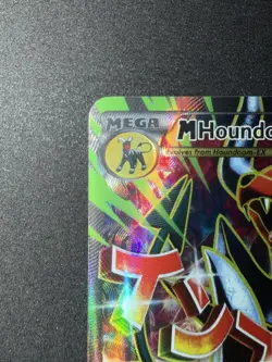 Pokemon TCG M Houndoom EX 154/162 Breakthrough Full Art Ultra Rare Holo | NM - Image 2