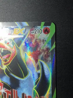 Pokemon TCG M Houndoom EX 154/162 Breakthrough Full Art Ultra Rare Holo | NM - Image 3
