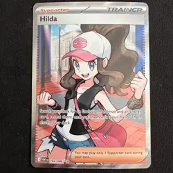 Pokemon TCG Trainer Hilda Ultra Rare Card #164/086 White Flare Near Mint - Image 1