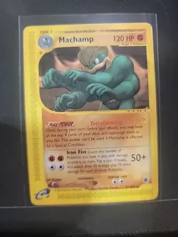 Pokemon TCG Machamp Expedition 51/165 Non Holo E-Series Reader Rare - Image 1
