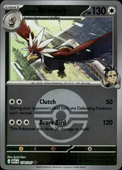 LARRY'S BRAVIARY (ENERGY SYMBOL PATTERN) 174/217 ASCEN HEROES REVERSE HOLO NM/M - Image 1