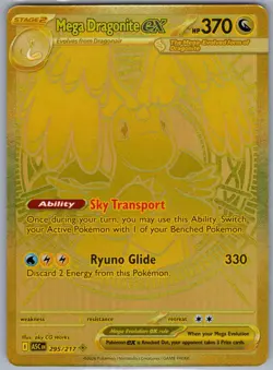 Mega Dragonite ex 295/217 (NM) - ME: Ascended Heroes - Mega Hyper Rare - Pokemon - Image 1