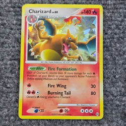 Pokemon TCG Charizard LV.60 1/99 Arceus Cracked Ice Rare 2009 Moderately Played - Image 1