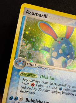 Azumarill Holo Secret Rare EX Delta Species 114/113 Pokemon Card TCG NM/M SWIRL - Image 5