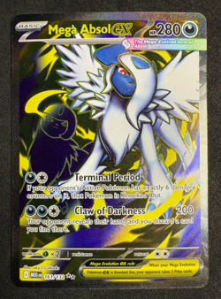 Mega Absol EX Full Art Mega Evolution 161/132 Pokemon Card NM - Image 1